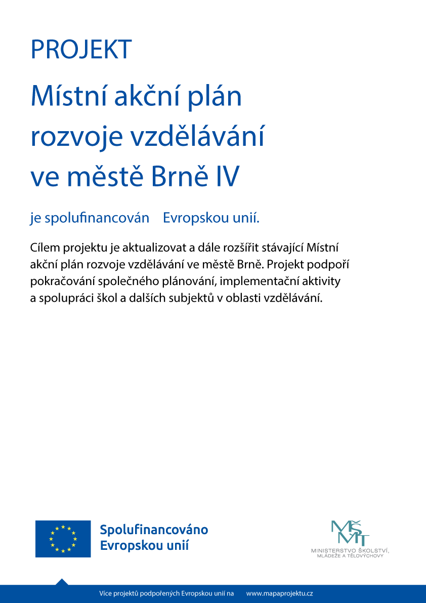 Místní akční plán rozvoje vzdělávání ve městě Brně IV